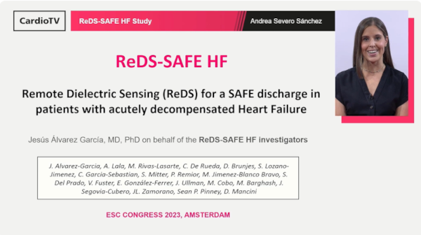 La SEC te lleva a ESC23 · ReDS-SAFE HF Study